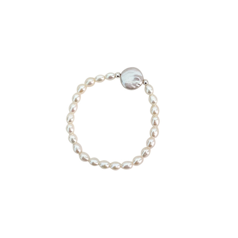 Baroque Freshwater Pearl Elastic Bracelet