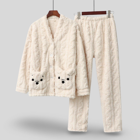 Luxury Teddy Bear Matching Couple Pyjamas