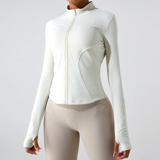 Women's Fleece-lined Yoga Fitness Jacket